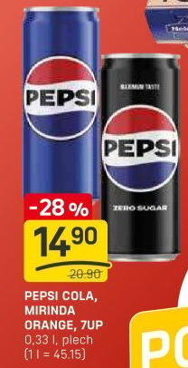 Limonáda Pepsi