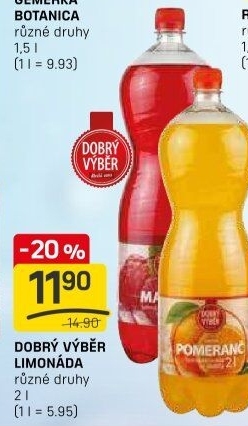 Limonády Dobrý výběr