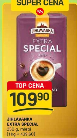 Mletá káva extra speciál Jihlavanka