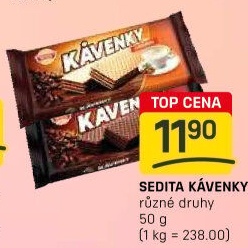 Oplatky Kávenky Sedita