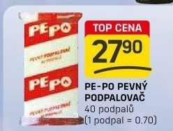 Podpalovač pevný Pe-Po