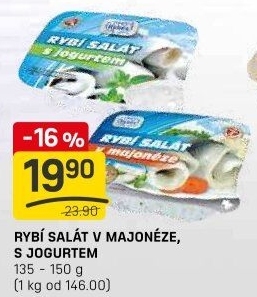 Salát rybí v majonéze Rybex