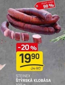 Štýrská klobása Steinex