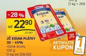 Sýr Eidam Jihočeský Madeta