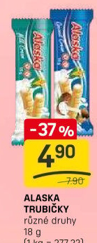Trubičky bez lepku Alaska