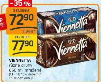 Zmrzlinová roláda Viennetta Algida
