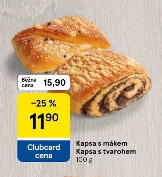 Kapsa s mákem, Kapsa s tvarohem
