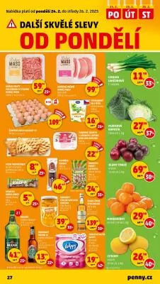 akční leták Penny Market 20.2.2025-26.2.2025