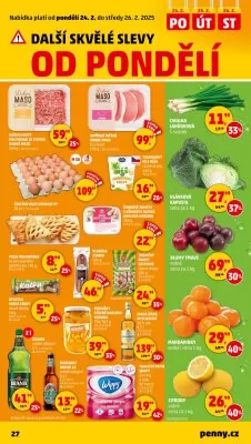 akční leták Penny Market 20.2.2025-26.2.2025