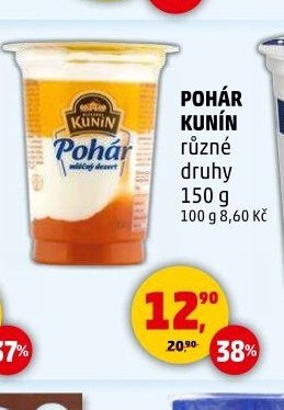 POHÁR KUNÍN