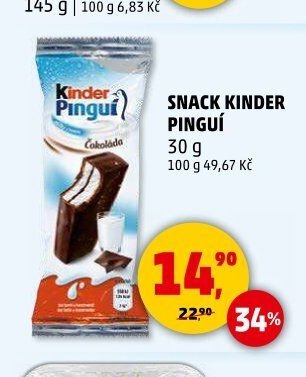 SNACK KINDER PINGUÍ