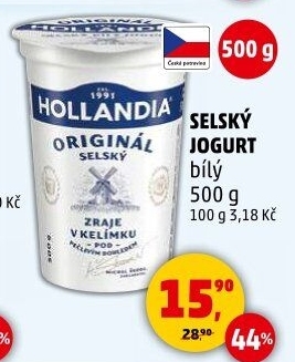 Bílý jogurt selský Hollandia