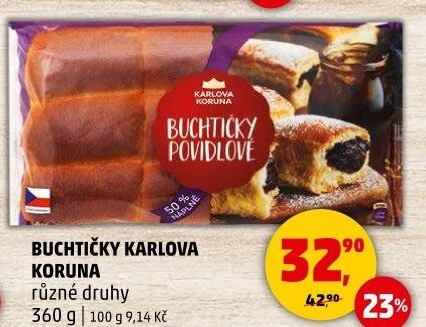 České buchtičky Karlova Koruna