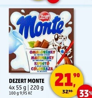 Dezert Monte Zott