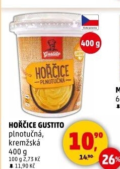 Hořčice plnotučná Gustito