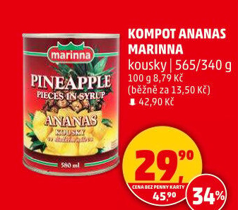 Kompot ananas Marinna