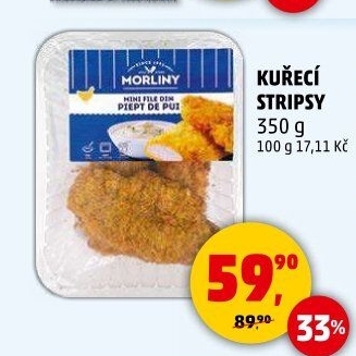 Kuřecí stripsy Morliny