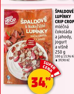 Lupínky špaldové Crip Crop