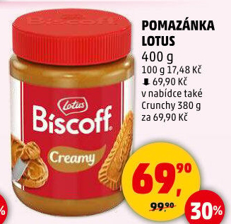 Pomazánka Biscoff Lotus
