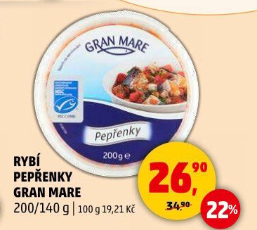 Rybí pepřenky Gran Mare
