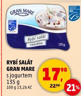 Salát rybí s jogurtem Gran Mare