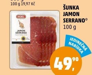 Šunka Jamon Serrano Noel