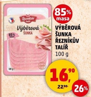 Šunka výběrová Řezníkův talíř