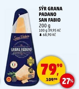 Sýr Grana Padano San Fabio