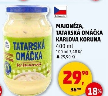 Tatarská omáčka Karlova Koruna