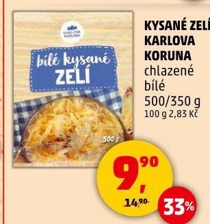 Zelí bílé kysané Karlova Koruna