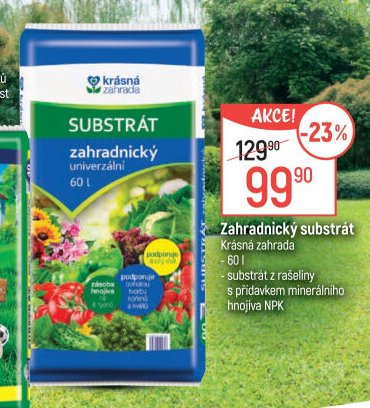 Zahradnický substrát