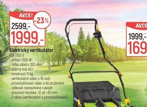 Elektrický vertikutátor FZV 2002-E