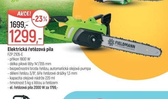 Elektrická řetězová pila FZP 2105-E