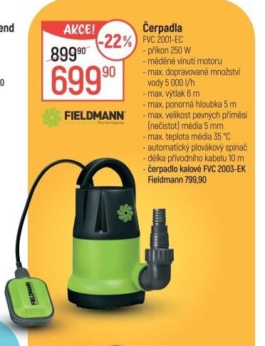 Čerpadla FVC 2001-EC
