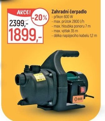 Zahradní čerpadlo