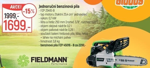 Benzínová pila Fieldmann FZP 25410-B