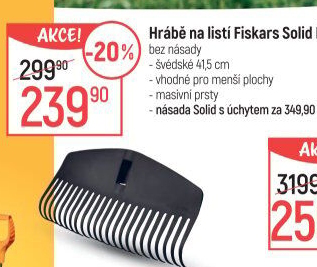 Hrabě na listí Solid Fiskars