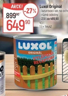 Lazura na dřevo Luxol