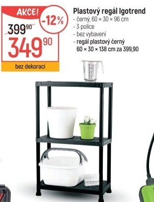 Plastový regál