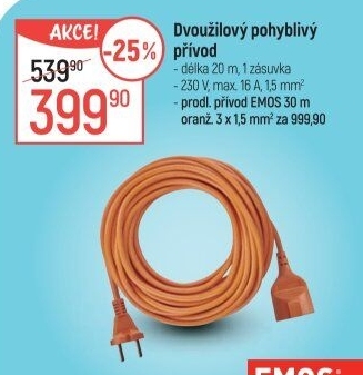 Prodlužovací spojka Emos