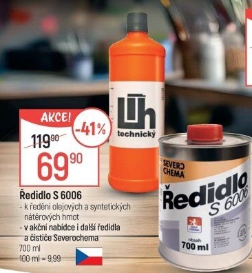 Ředidlo S 6006 Severochema