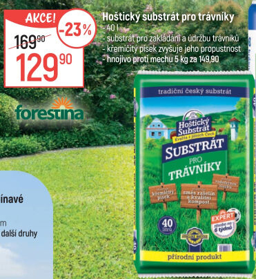 Substrát Hoštický pro trávníky Hoštický Substrát