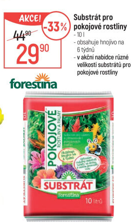 Substrát pro pokojové rostliny Forestina
