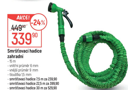 Zahradní hadice flexibilní