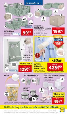 akční leták Lidl 24.2.2025-2.3.2025