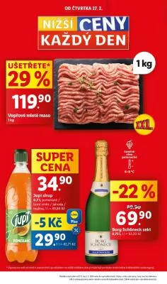 akční leták Lidl 24.2.2025-2.3.2025