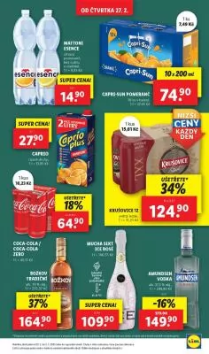 akční leták Lidl 24.2.2025-2.3.2025