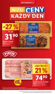 akční leták Lidl 24.2.2025-2.3.2025