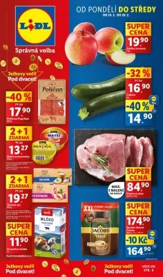 akční leták Lidl 24.2.2025-2.3.2025