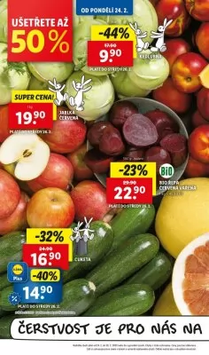 akční leták Lidl 24.2.2025-2.3.2025